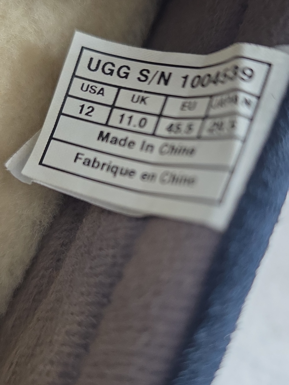 Ugg Australia Mens 12 Alder Navy Blue Driving Shearling Loafers Nice Clean Guc - Picture 4 of 16